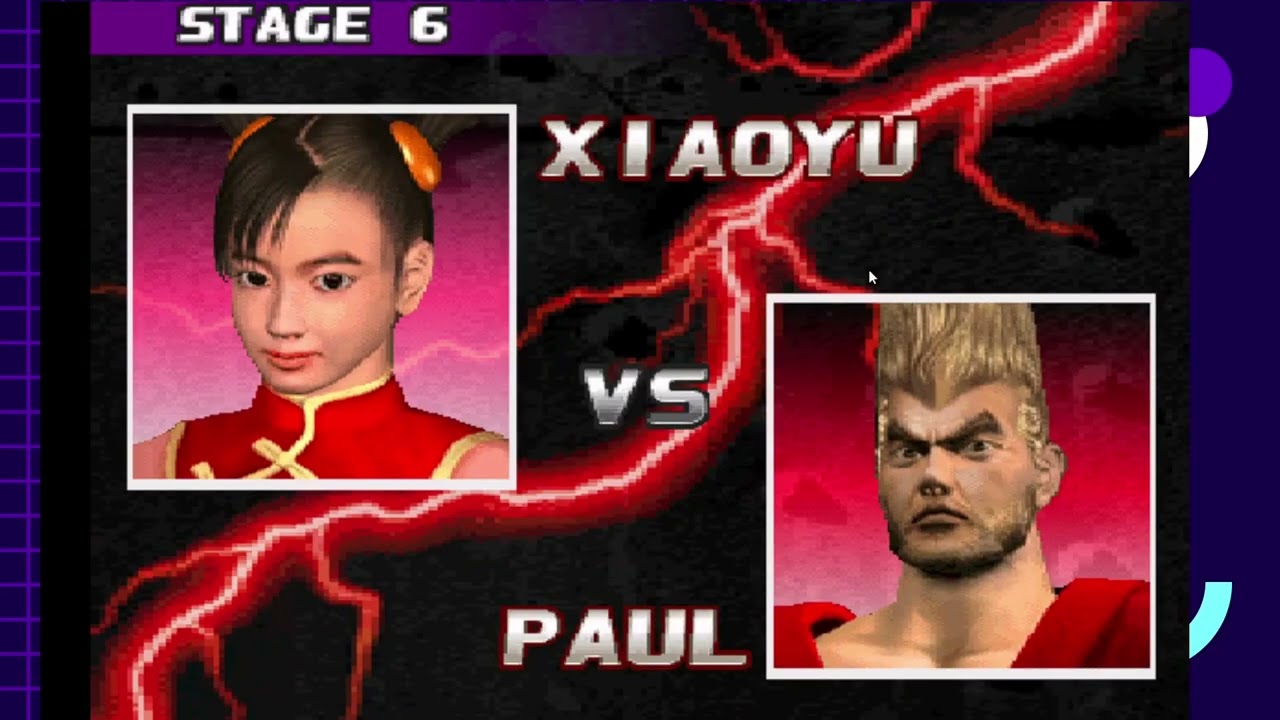 Xiaoyu Tekken 3 Arcade Mode Gameplay