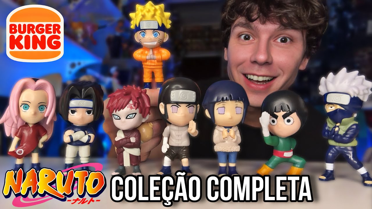 NARUTO BURGER KING 2025 COLEÇÃO COMPLETA! PETER TOYS