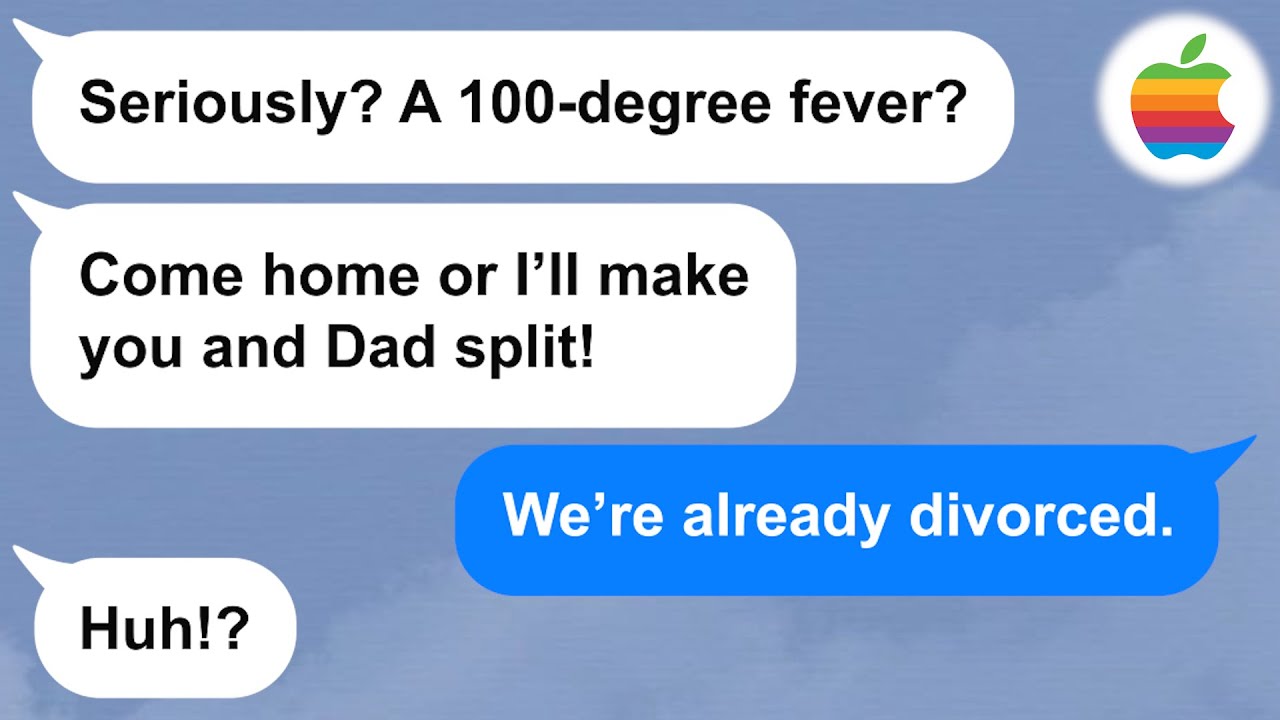 【Apple】My daughter always threatens to make her dad divorce me... but joke's on her this time.