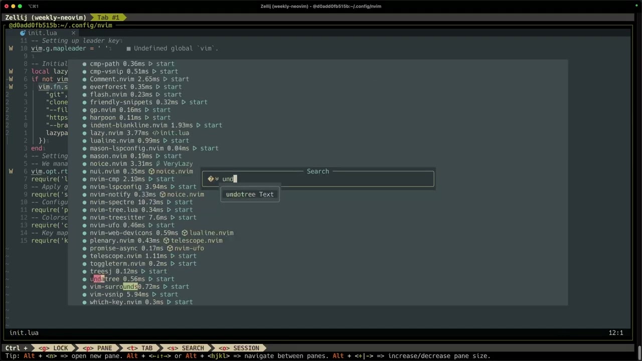 undotree - Weekly (Neo)vim Plugin