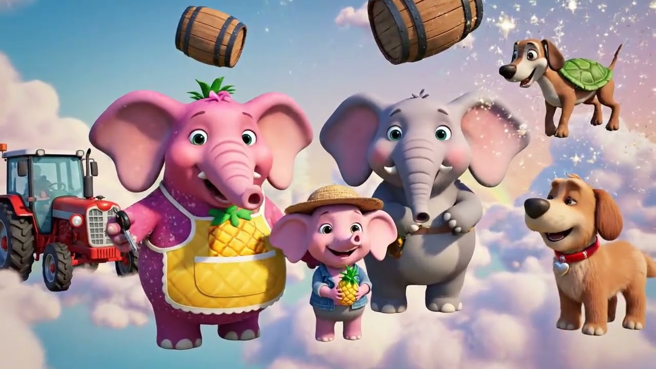 Strawberry Elephant Gang 🍂🛢️ ¡BIDÓN DE ACEITE RUEDA CUesta ABAJO sin control!