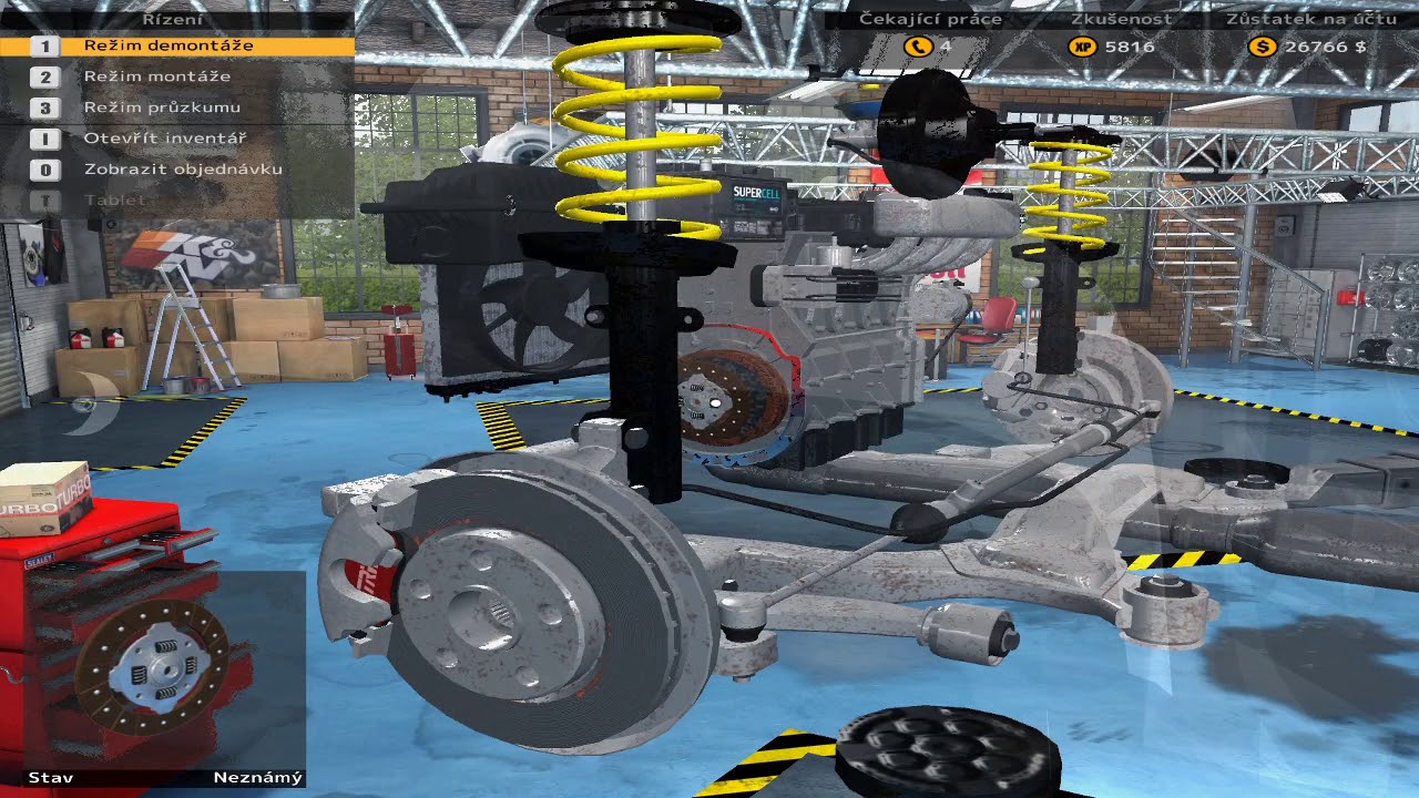 Let's Play car mechanic simulator#1
