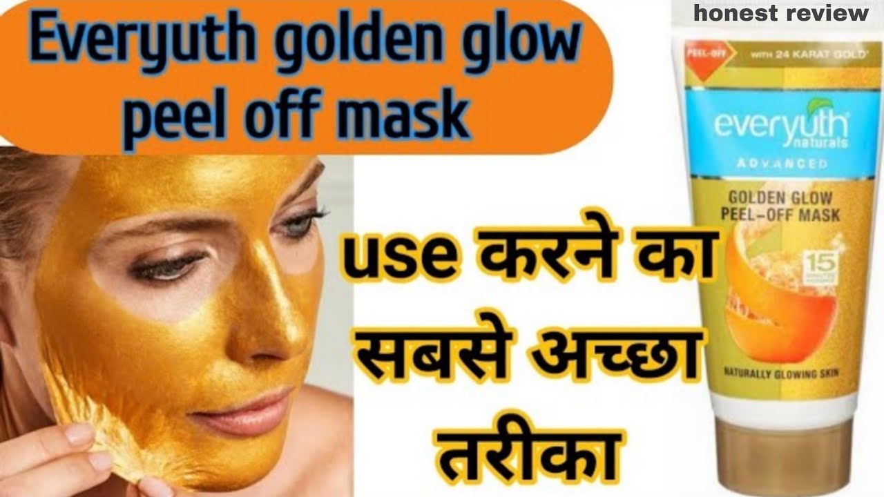 everyuth golden glow peel off  | Everyuth Golden Glow Peel Off Mask Review & Demo | peel off mask