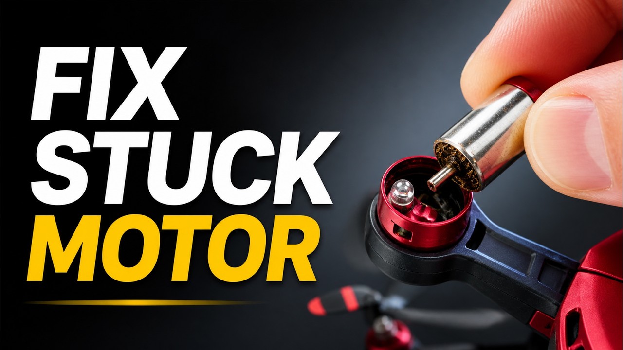 How to Fix Hubsan X4 Stuck Motor - Repair Mini QuadCopter Drone Motor