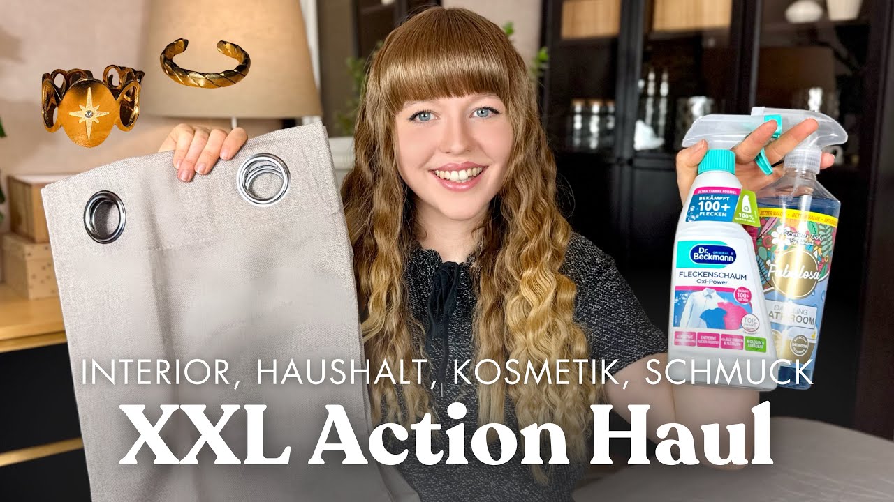 XXL ACTION HAUL | Einrichtung, Haushalt, Kosmetik & Schmuck | Action Neuheiten November 2024