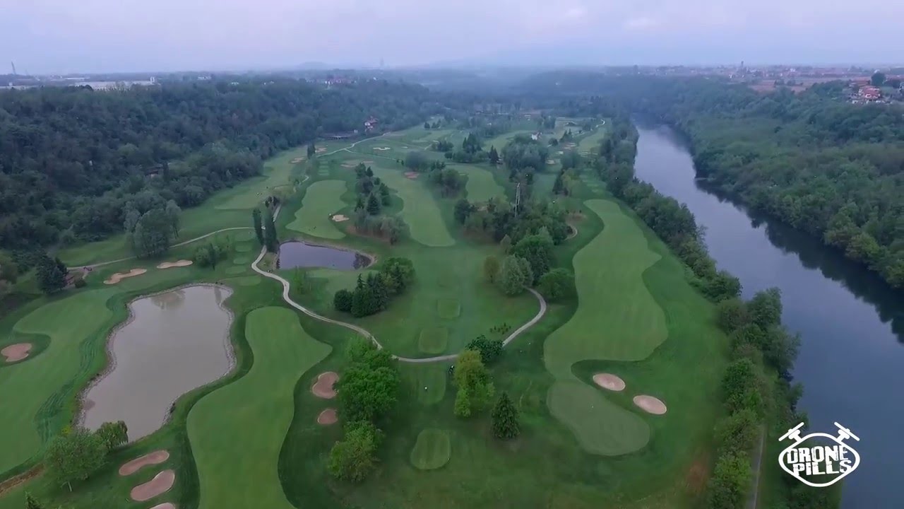 Golf Club Villa Paradiso Cornate d'Adda. Vista Panoramica dal Drone