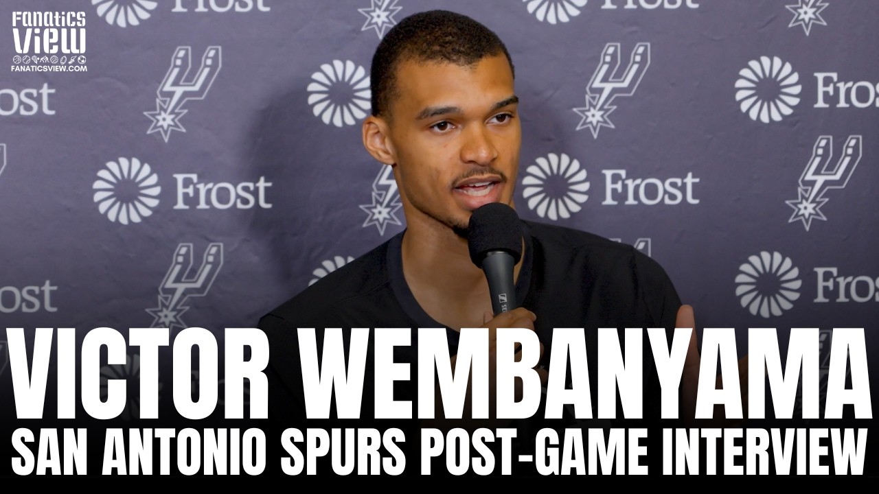 Victor Wembanyama Discusses San Antonio Spurs vs. Pistons 