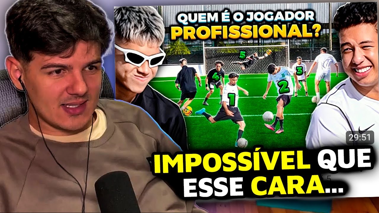 QUEM É O JOGADOR DE FUTEBOL? - wardi REACT!