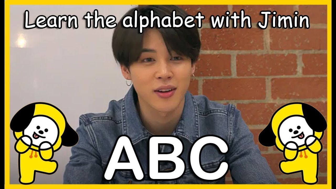 LEARN THE ALPHABET WITH BTS' JIMIN