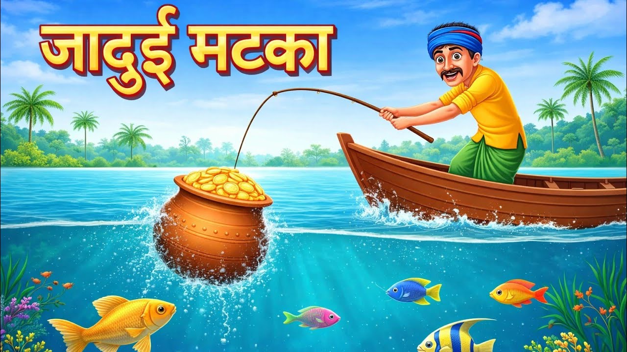 गरीब मछुआरे की किस्मत  |  Hindi Story | Hindi kahani | moral stories | cartoon story #moral 