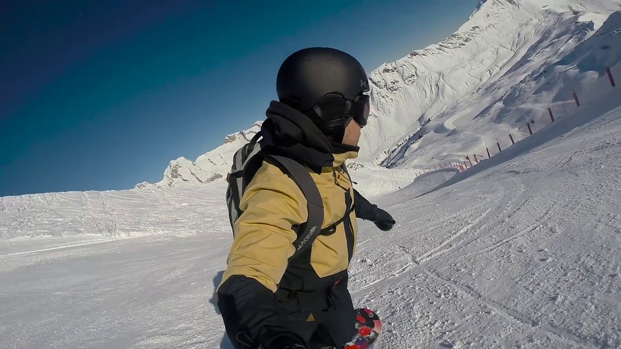 Snowboarding in France, Grand-Bornand, La Clusaz, Chamonix