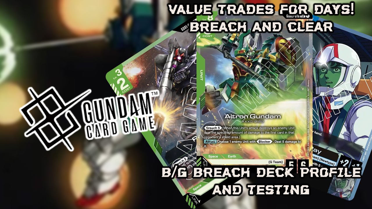 UNITS AND SHIELDS, WE'RE TAKING EM ALL! - GD03 META B/G BREACH DECK PROFILE AND TEST - GCG GAMEPLAY