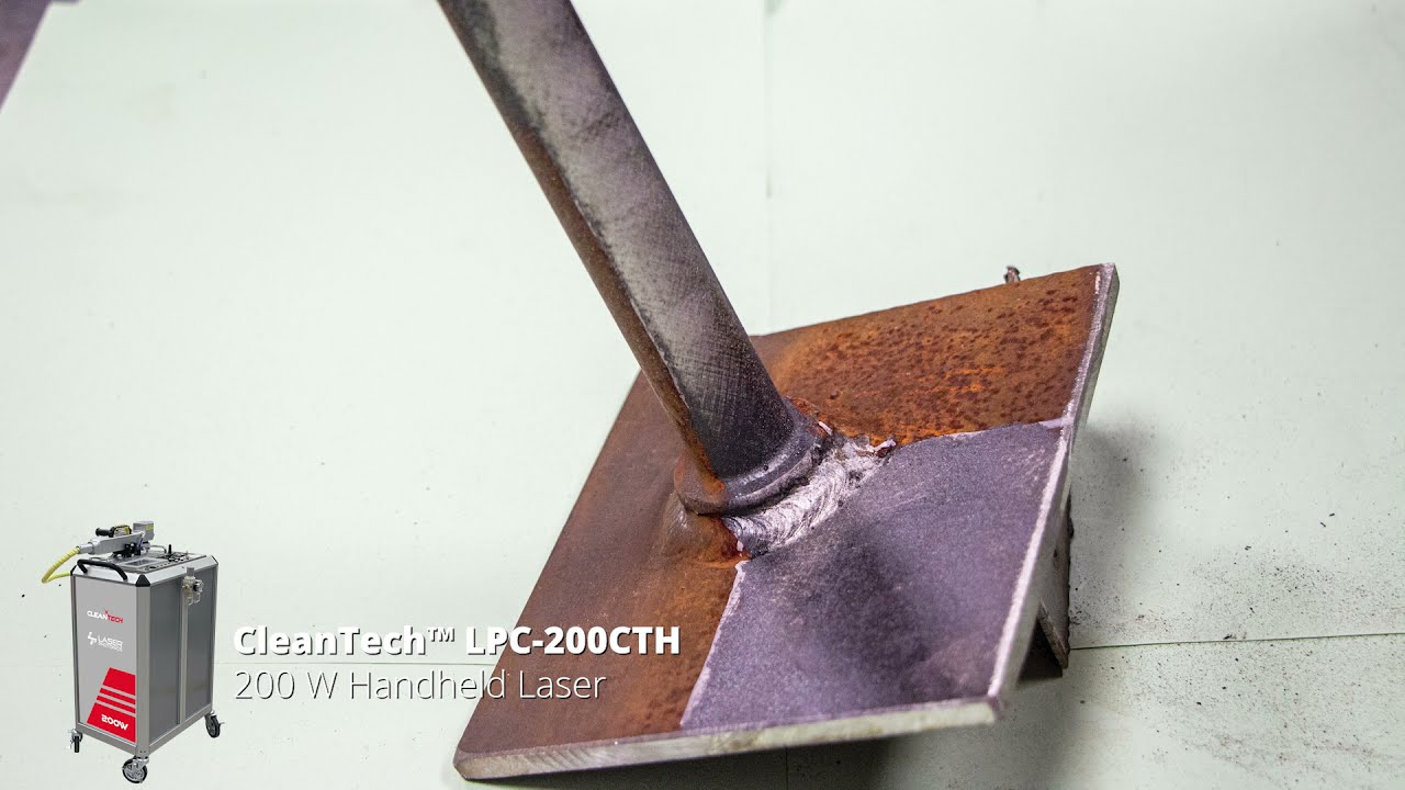 Laser Cleaning with LPC 200CTH vs 2000 CTH Jobsite