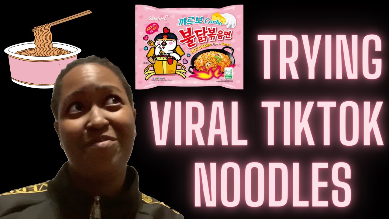 Trying Viral TikTok Noodles | Buldak Carbonara | Kenyan Youtuber