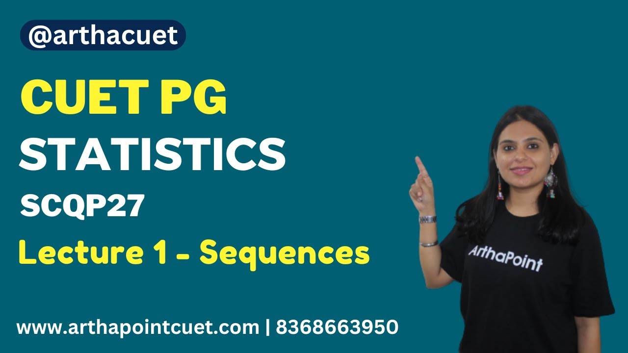 CUET PG Statistics Entrance Coaching | MSc Statistics Entrance | Statistics SCQP27 | ArthaPoint CUET