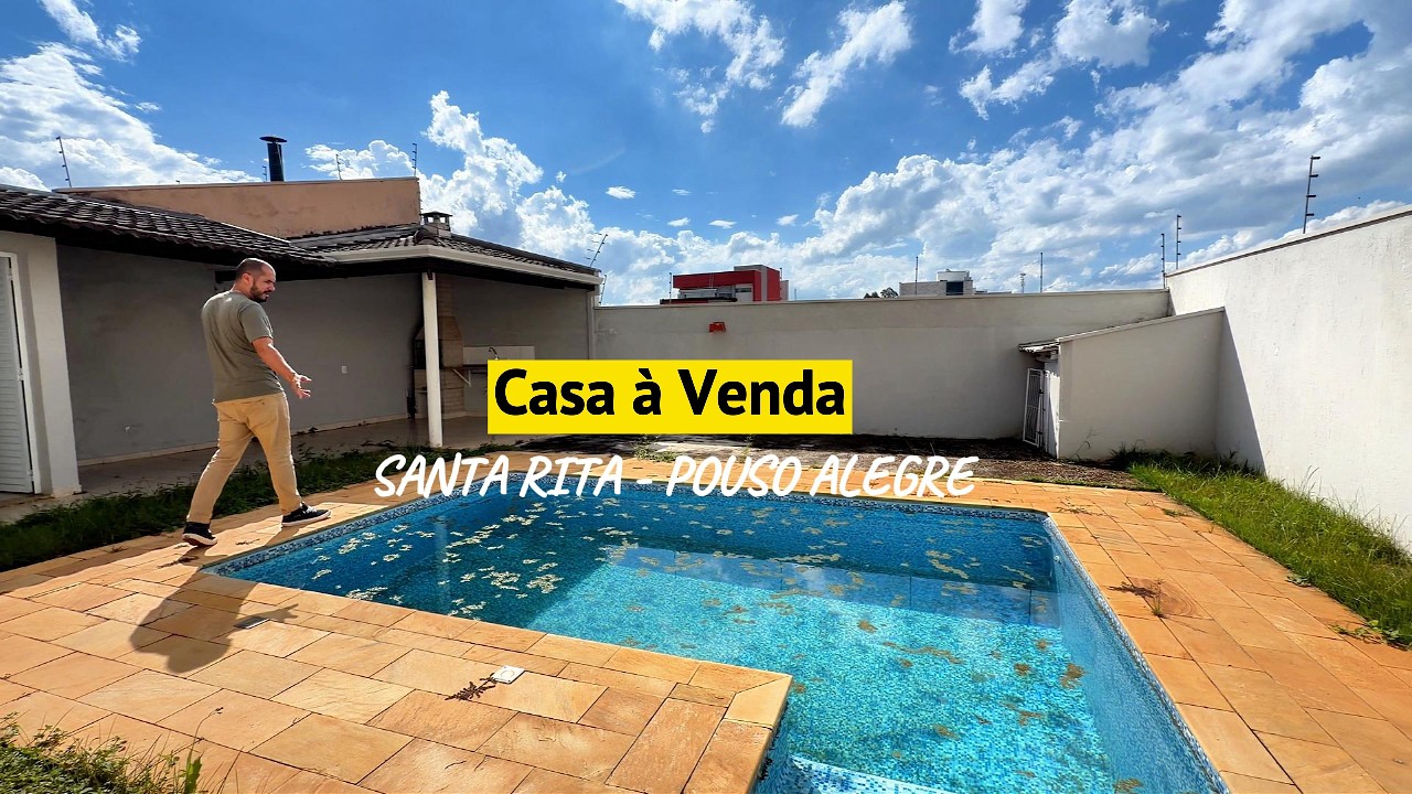Casa com Piscina no Santa Rita II | 3 Quartos, 237m² | Alan Carmo Corretor