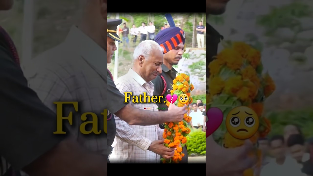 Proud Father of A Martyr 💔🙏 #army #indianarmy #motivation #military  @EditForSoldier ​#defence