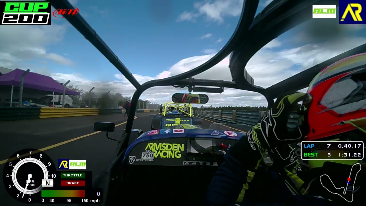 Wayne Armsden CUP200 - 750mc Croft (Race2) April2025