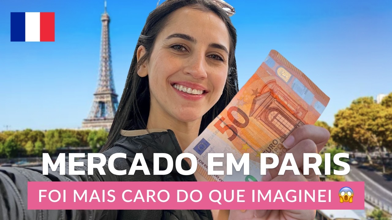 PREÇOS NO SUPERMERCADO EM PARIS NA FRANÇA: QUANTO CUSTA COMER | É MUITO CARO | COMO ECONOMIZAR