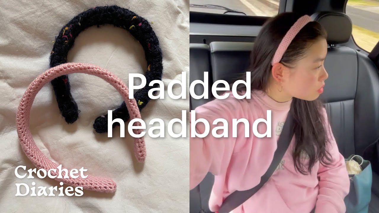 Crochet how-to: PADDED HEADBAND tutorial