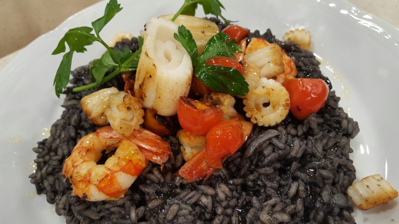 Risotto negro de mar extra cremoso