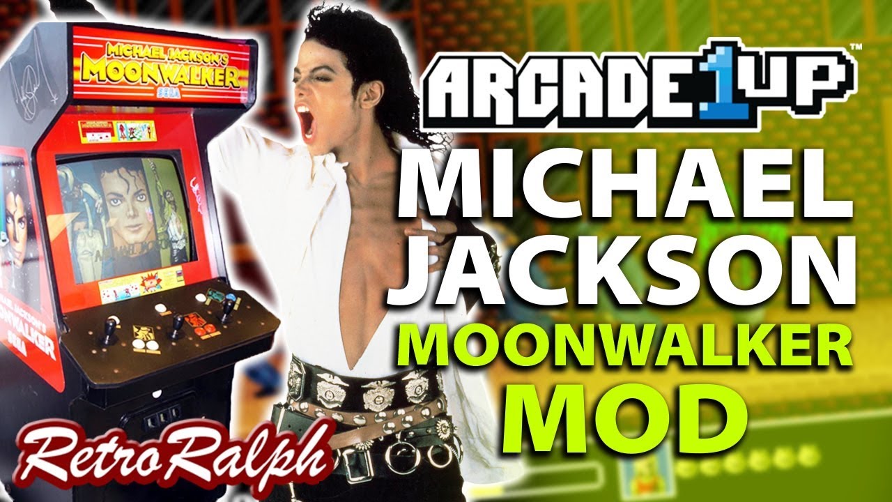 Arcade1up - Michael Jackson's Moonwalker MOD - Real Arcade PCB!