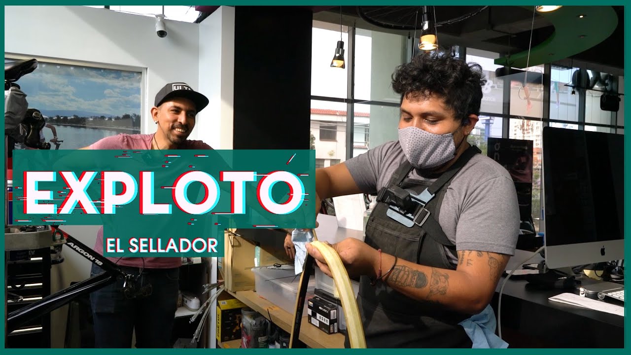 Ajusta la válvula para que no salpique el sellador del tubular.