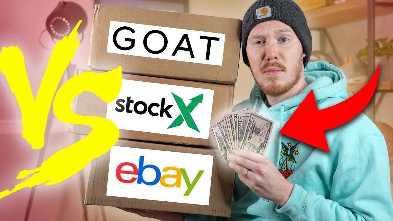 I SOLD on STOCKX VS GOAT VS EBAY: Which is BEST for SELLING Sneakers?!