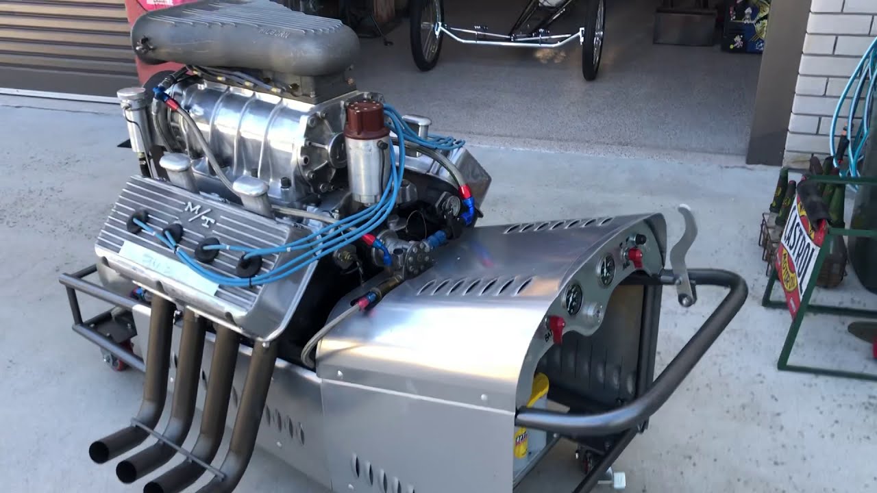 Vintage 392 HEMI engine run stand and some FED goodness