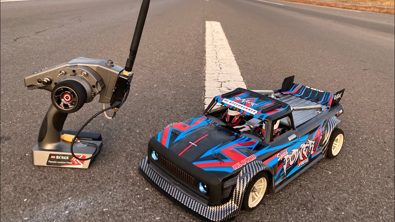 93 MPH Wltoys 104072 Speed Run on 4s New PB