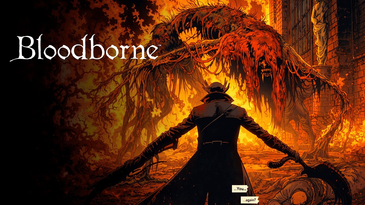 BLOODBORNE | Чудовище-кровоглот \о/