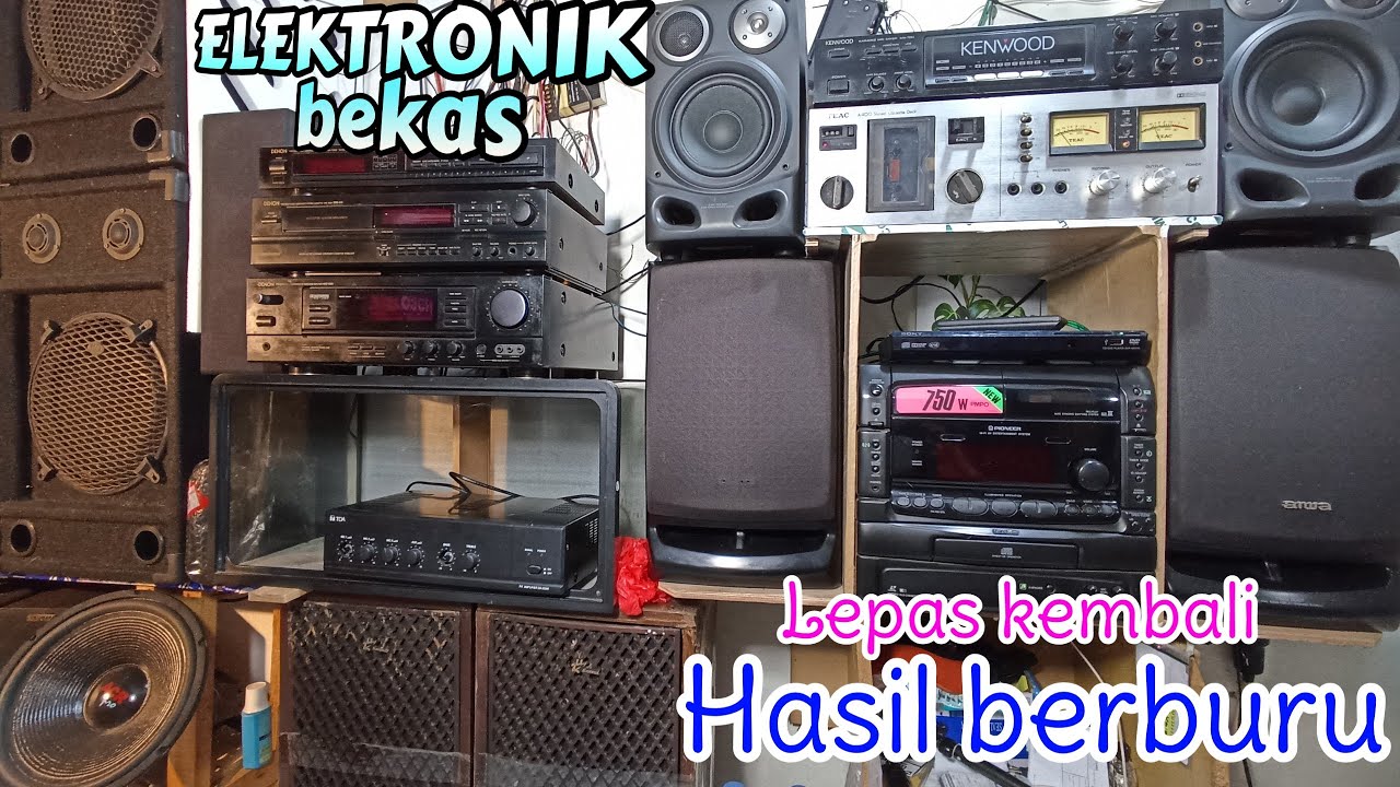 Bukan pasar loak Jatinegara, kembali lepas elektronik bekas