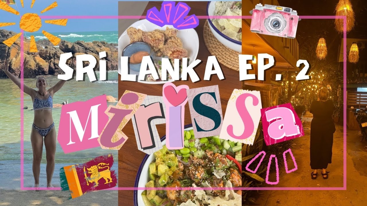 ✨ Mirissa Sri Lanka Travel Vlog | Secret Beach, Weligama & Seafood Platters 🌴🍤