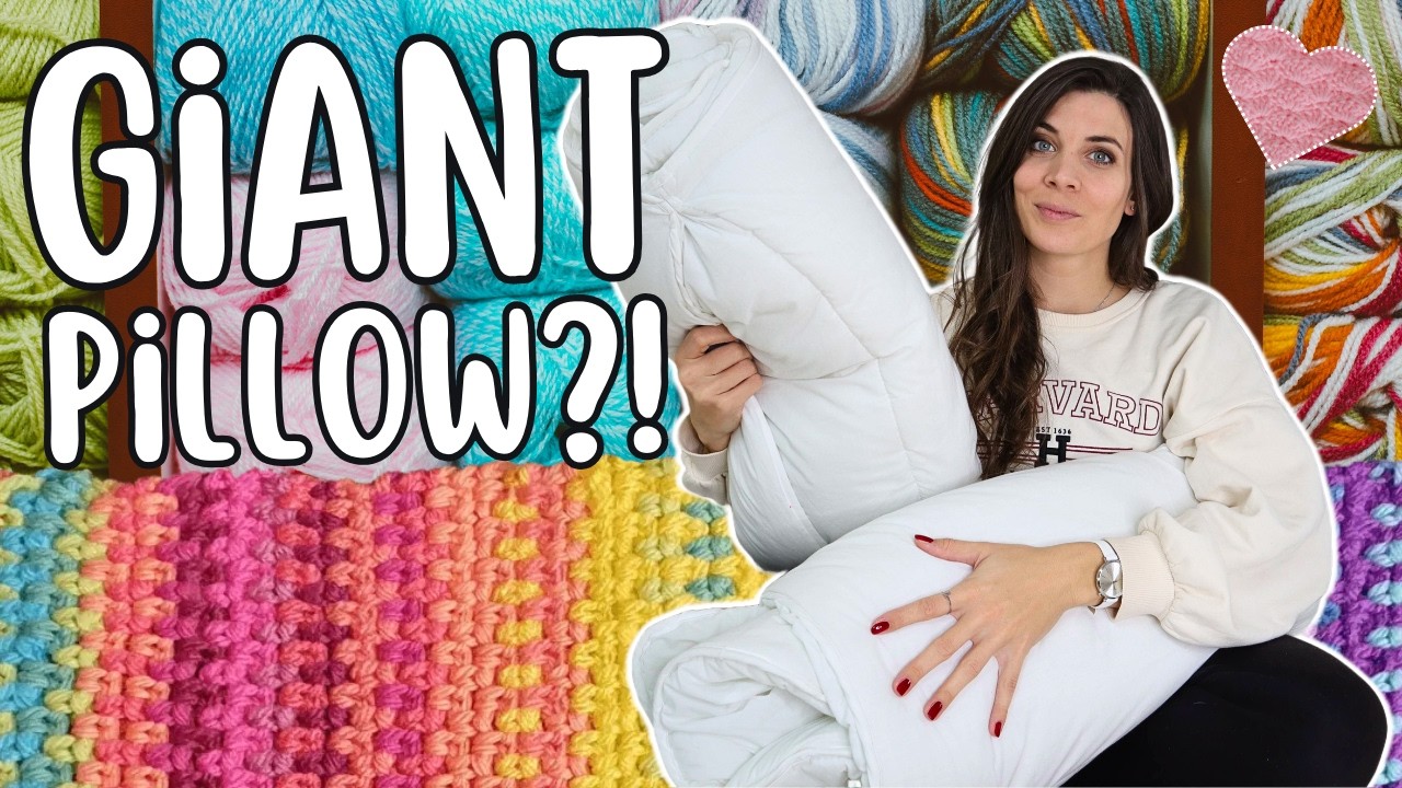 Crochet Body Pillow | Temperature Blanket Project