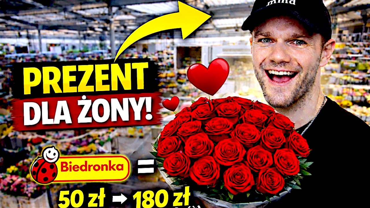 Najlepszy trik na Walentynki: bukiet z giełdy (różnica ceny SZOK)