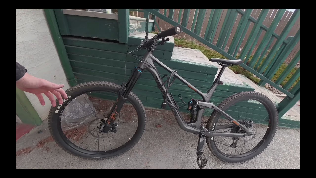 First time riding my new mountain bike