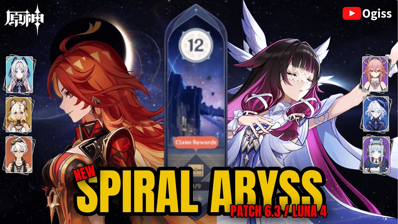 [Genshin Impact] Floor 12 New Spiral Abyss 6.3/Luna 4 | Mavuika Hyper Team & Yae Lunar Charge