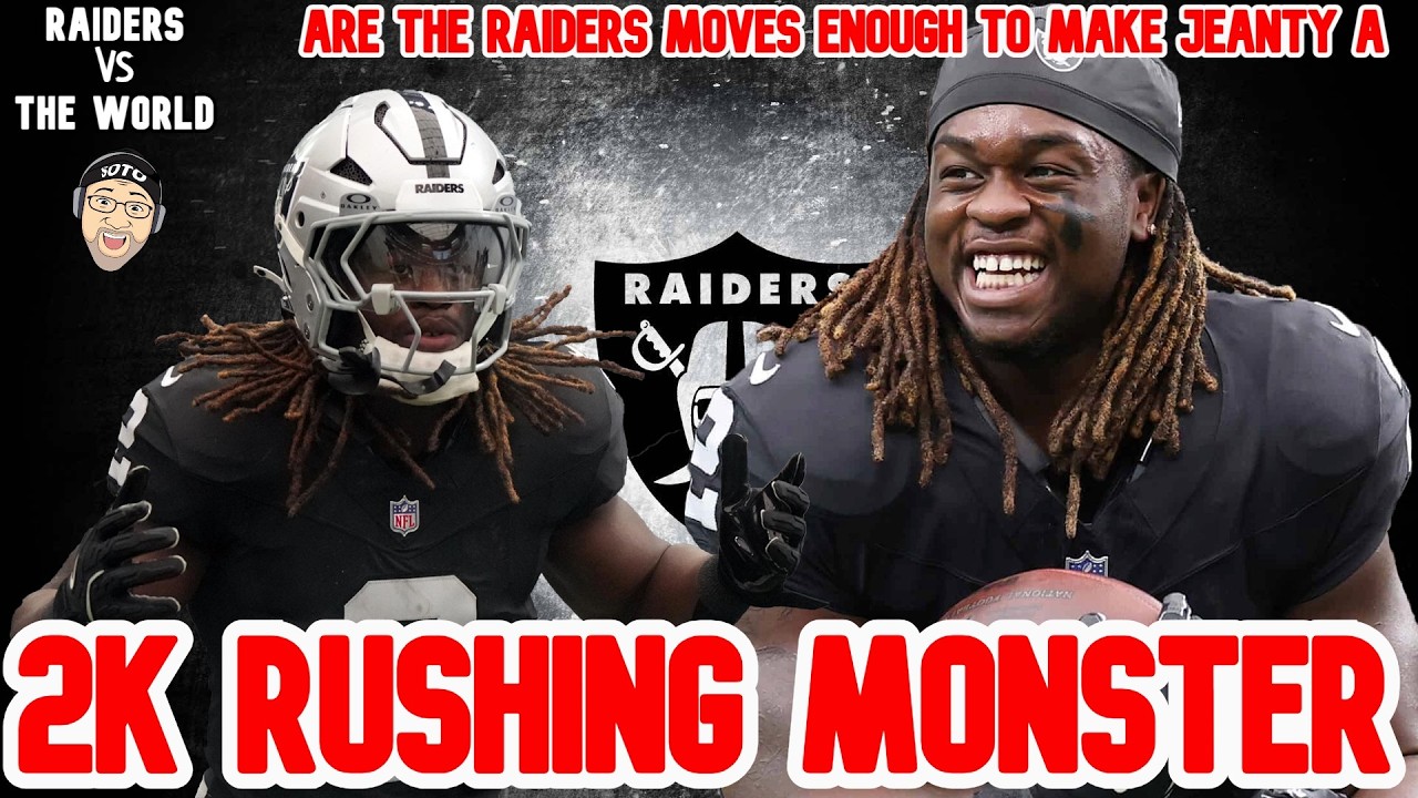 HERE'S HOW THE RAIDERS COACHING MOVES MAKE ASHTON JEANTY A 2K RUSHER  #raiders #nfl #raidernation