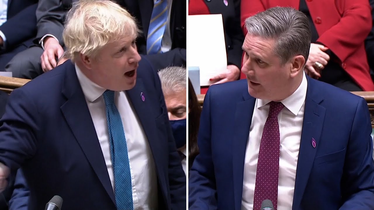 Prime Minister's Questions: Keir Starmer grills Boris Johnson over partygate scandal