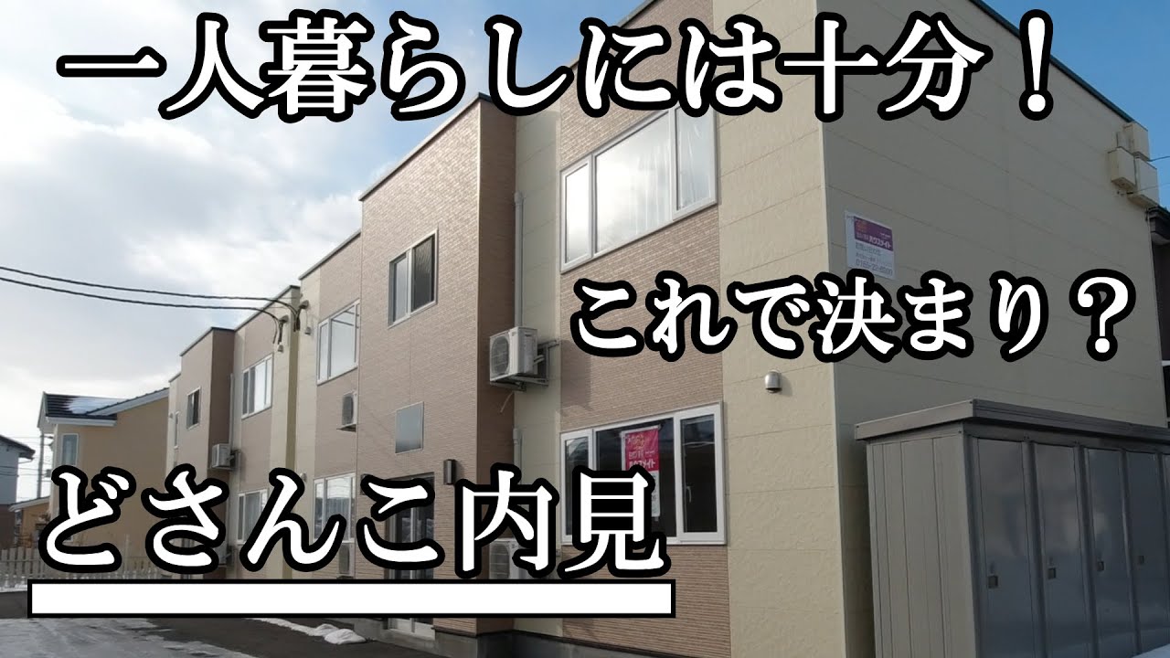どさんこ内見【一人暮らしには十分！】これで決まり？