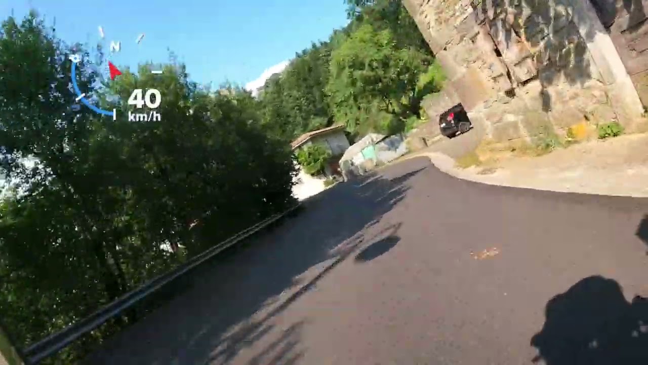 Da Castelmonte a Drenchia (incrocio per il  Kolovrat) su Moto Guzzi V 850 V7 III Racer del 2020