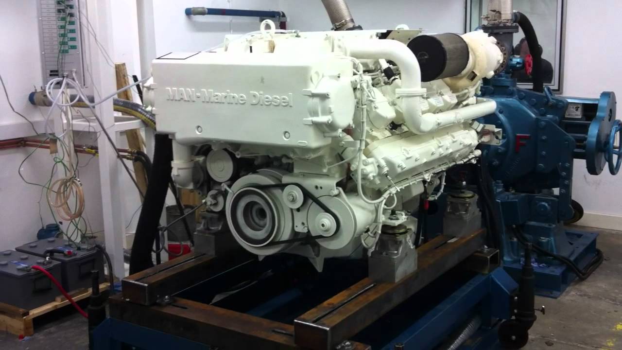 MAN marine diesel engine D2840LE423 1100hp (809kw)