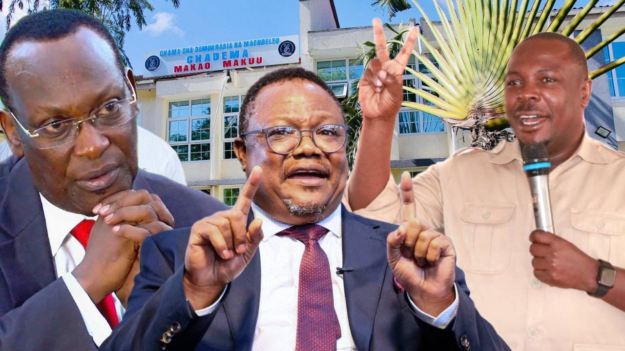 #LIVE: LISSU NA HECHE WAJITOKEZA MAKAO MAKUU CHADEMA KUANZA KAZI, WANAZUNGUMZA NA VYOMBO VYA HABARI