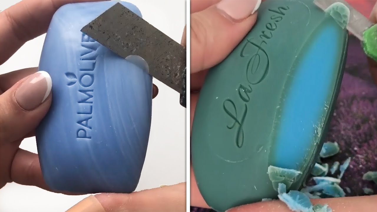 SATISFYING 1 Hour Soap Carving Compilation For Sleep And Relaxation | ASMR #2