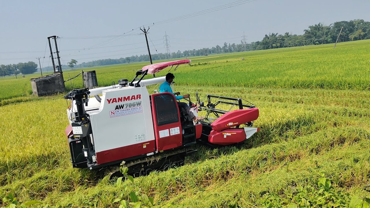 Yanmar Aw70Gw New Model Working Test | Yanmar Harvester New Model 2025 