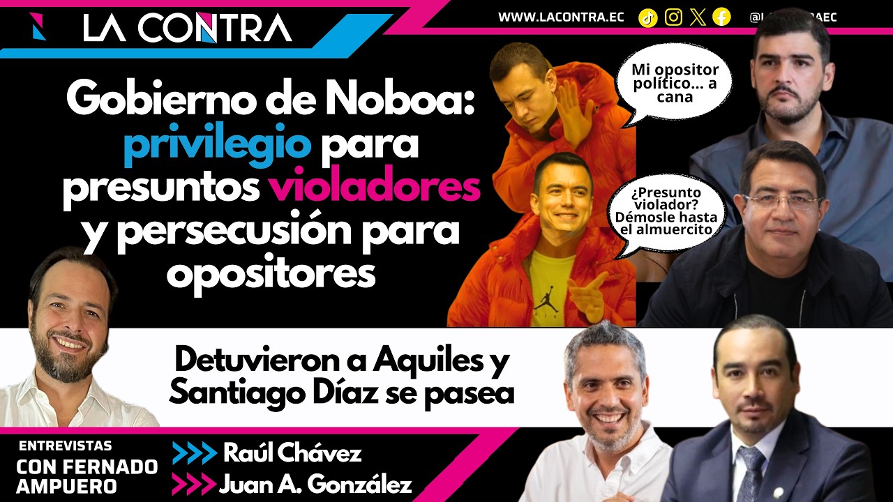 🔴AMENAZA CUMPLIDA: DETUVIERON A AQUILES MIENTRAS SANTIAGO DÍAZ SE PASEA