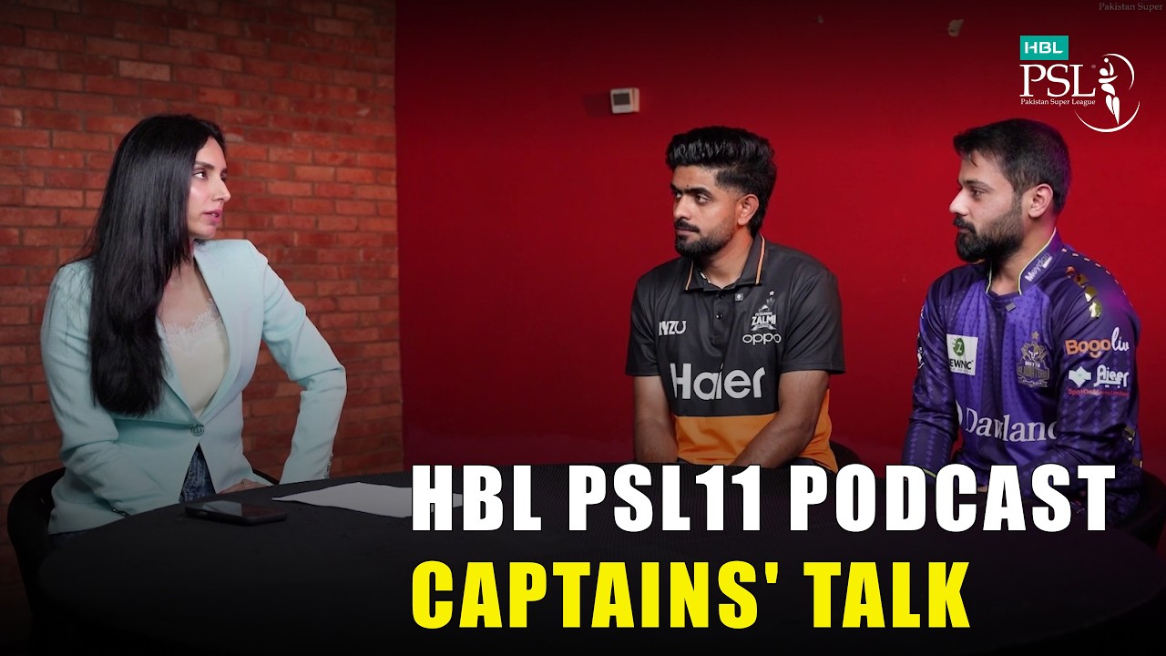 Babar Azam and Saud Shakeel in HBL PSL 11 Podcast | Lagacy & Futur | Zainab Abbas