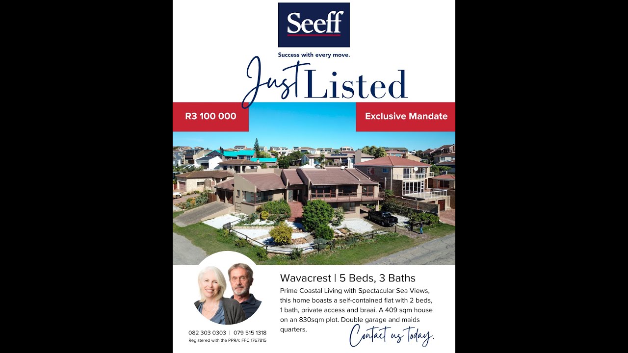 House for Sale in Wavecrest Jeffreys Bay - R3,100,000