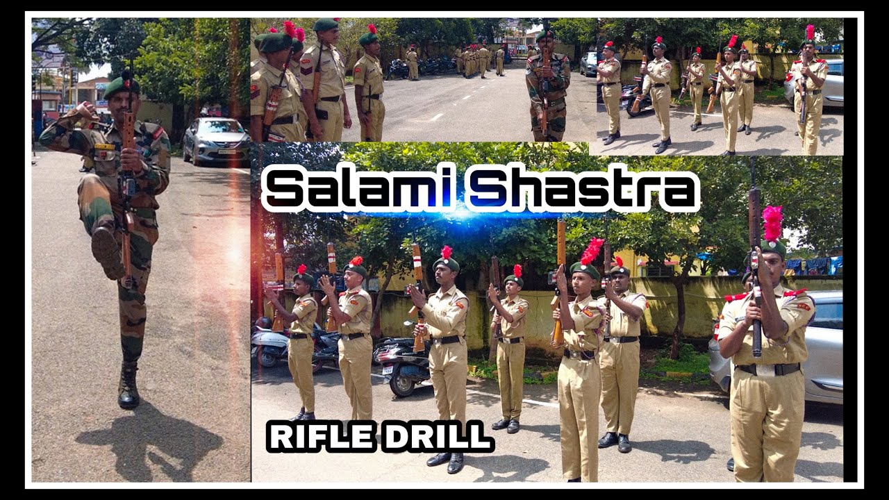 NCC SALAMI SHASTRA - GENERAL SALUTE  | RIFLE DRILL | GUARD OF HONOUR | COMPLETE DEMO PRACTICE