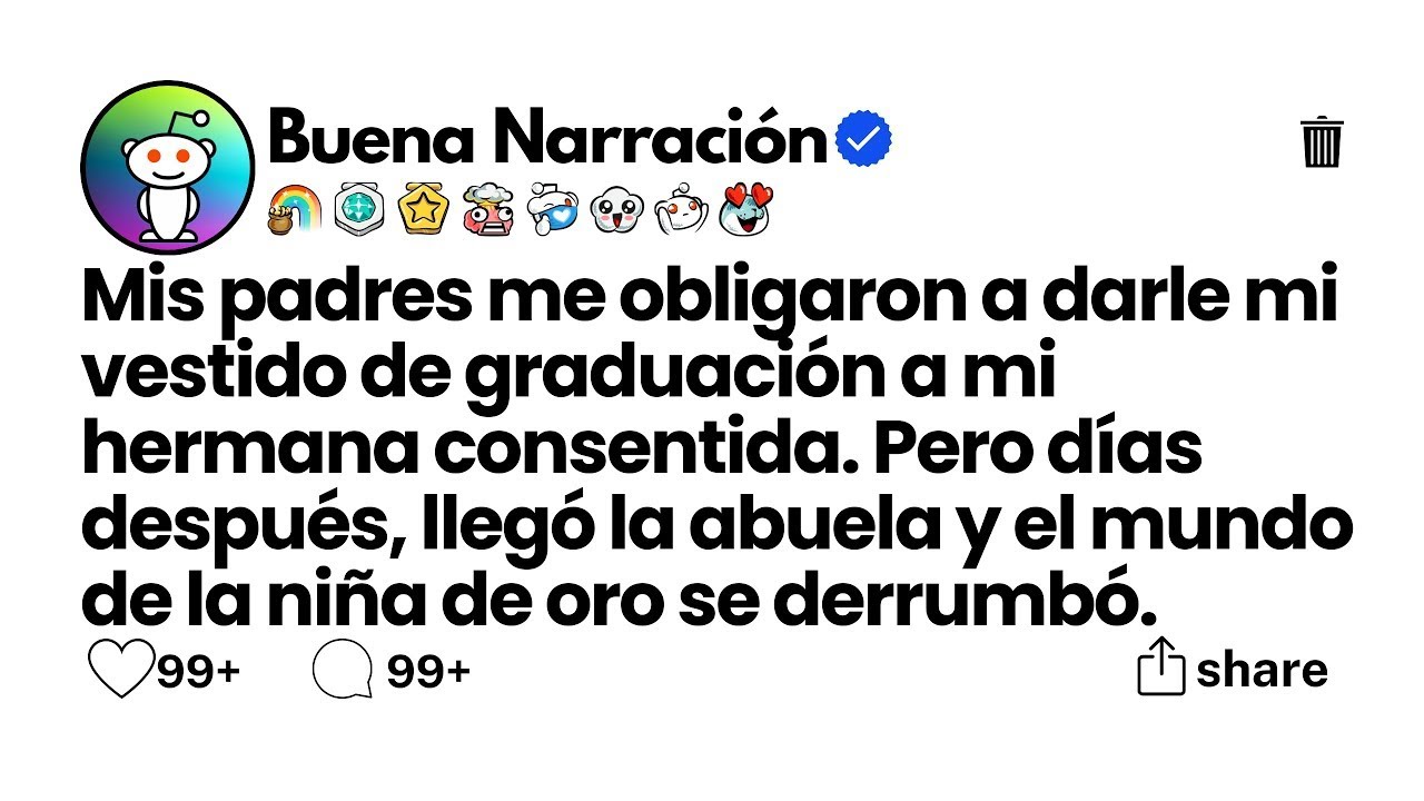 Mis padres me obligaron a darle mi vestido de graduación a mi hermana